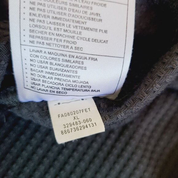 Nike Golf Fit Dry Mens XL Long Sleeve Gray Textured Shirt - Picture 9 of 12